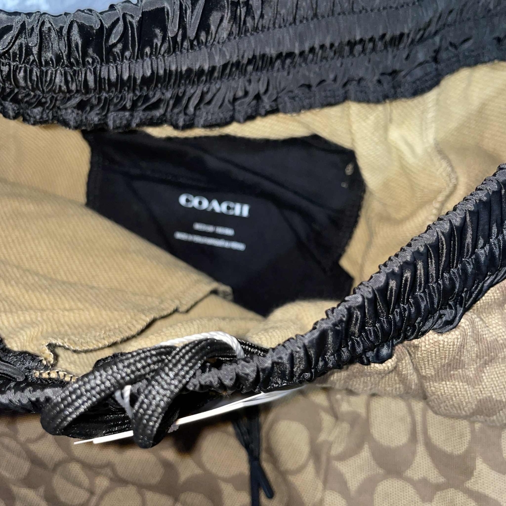 Coach Brown Patterned Shorts - Picture 3 of 6
